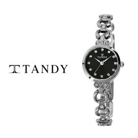 [TANDY] Luxury Women's Jewel Watch T-4033 – 12 Austrian Stones, Adjustable Band with Detachable Buckle, Elegant Design